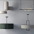New Chinese Chandelier 3d model