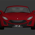 Pink Sports Car With Sleek Design And Shiny Exterior On Dark Background