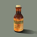 Medical Instrument Brown Bottle With Cork Stopper For Liquid Medical Use