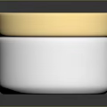 HANNA Skin Care White Jar With Shiny Gold Lid And Brand Label For Beauty Routine
