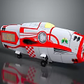 Modern Spaceship Spacecraft 3d model