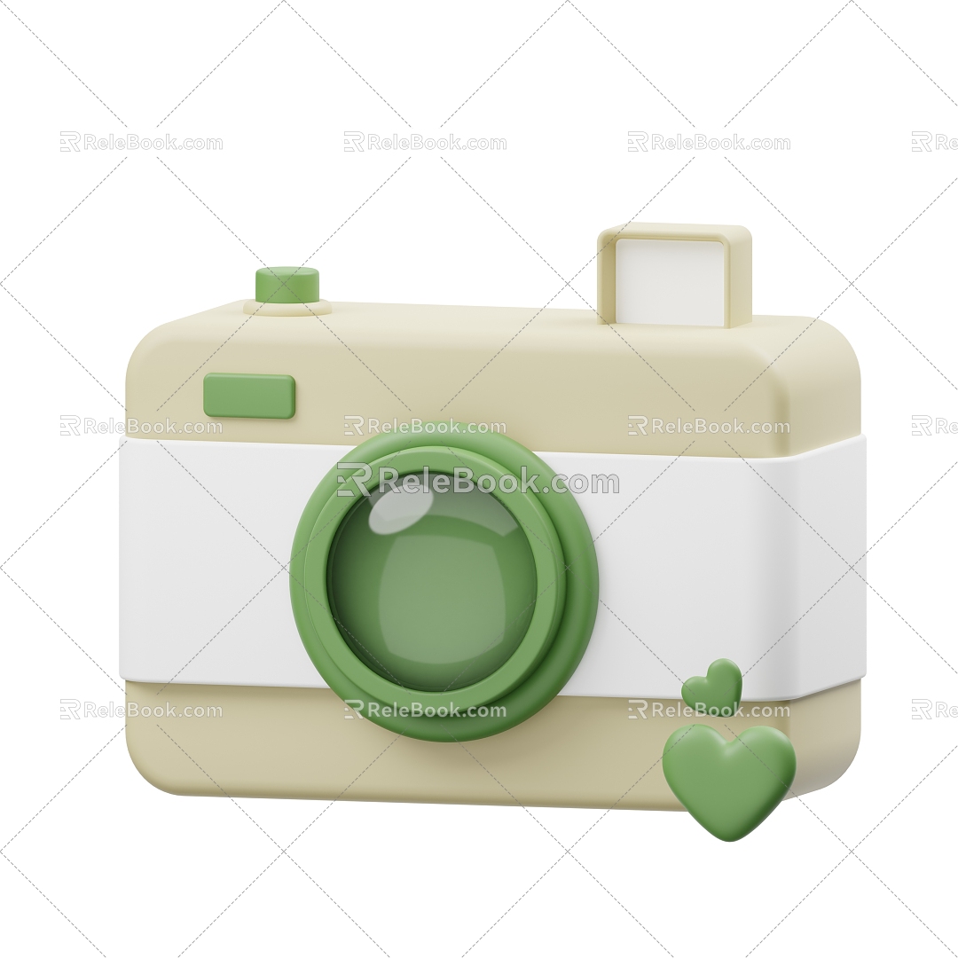 Modern Camera Camera Cartoon Camera 3d model