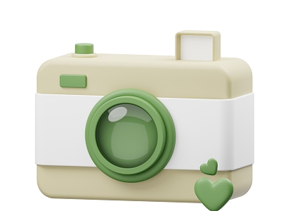 Modern Camera Cartoon Camera 3d model