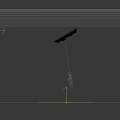 Futuristic Weapons Display Board With Firearms Bows And Orange Black Components