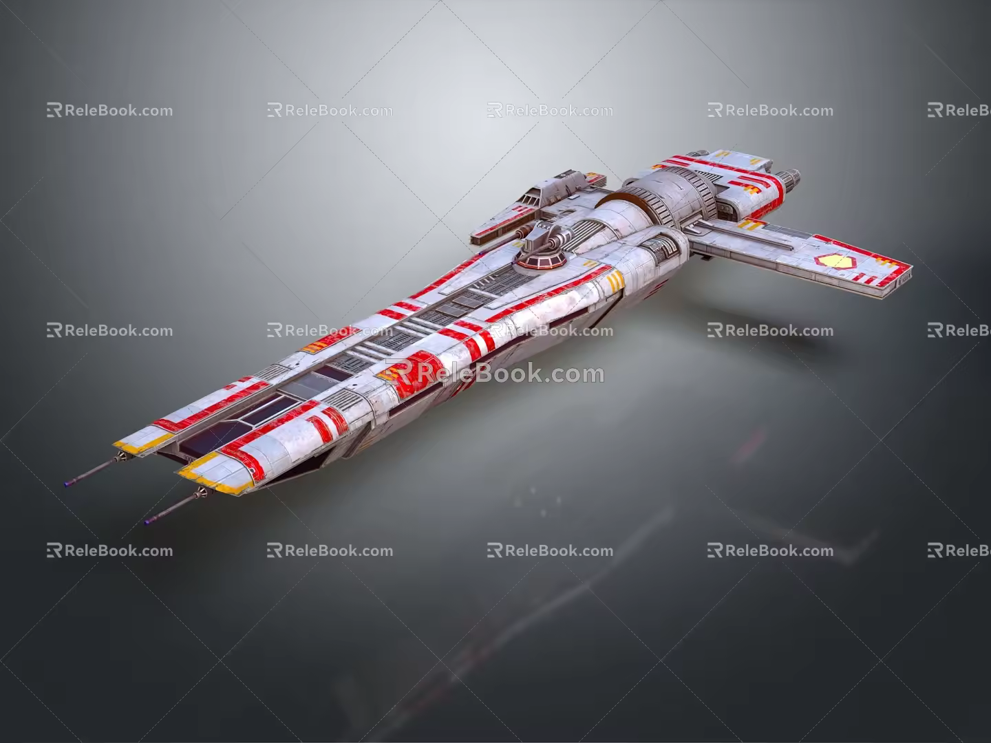 Modern Spaceship Spacecraft 3d model