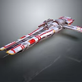 Modern Spaceship Spacecraft 3d model