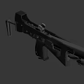 Sci-fi submachine gun 3d model