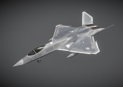 Fighter Stealth Aircraft Fighter 3d model