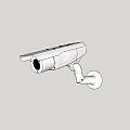Advanced Projection Monitoring Security Camera With Wall Mounted Design And HD Surveillance