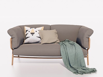 Modern double sofa model