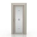 Jianou solid wood door interior door door 3d model