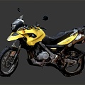 Motorcycle Two Wheels Motocross Motorcycle Road Race Motorcycle 3d model