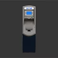 Sorry, the picture focuses on an ATM machine, which is not related to furniture. It's impossible to generate a furniture-themed title based on the given image information. Please provide a picture about furniture to proceed.