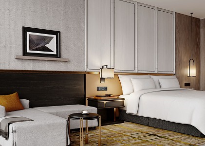 Hotel Rooms 3d model