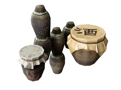 Wine Jar 3d model