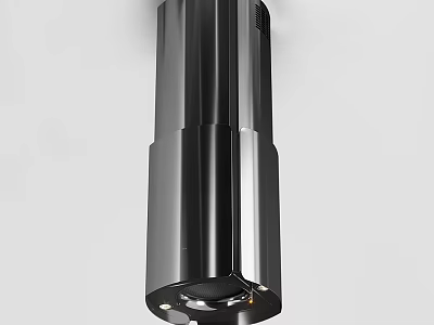 Sleek Black Modern Kitchen Appliance With Metallic Cylindrical Design For Modern Kitchens 3d model