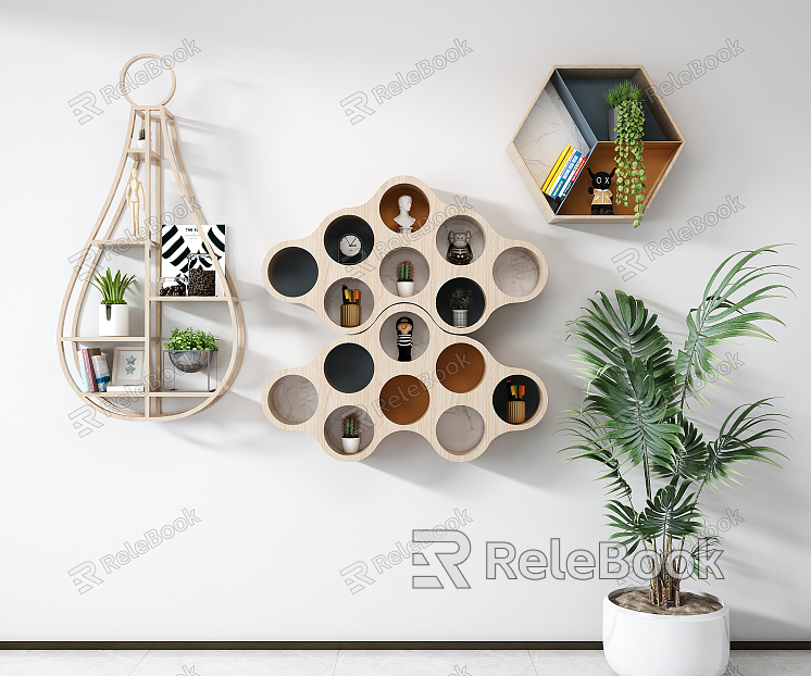 Nordic Wall Storage Rack model