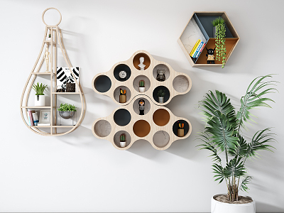 Nordic Wall Storage Rack model