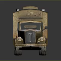 Vintage Ambulance With Red Cross Markings Rustic Brown Exterior And Metal Roof Design