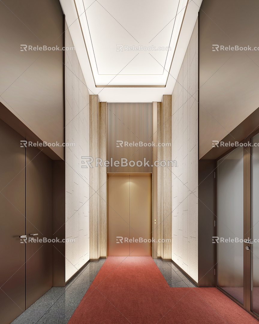 Elevator hall model