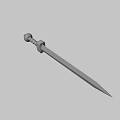 Pompeii Dagger 3d model