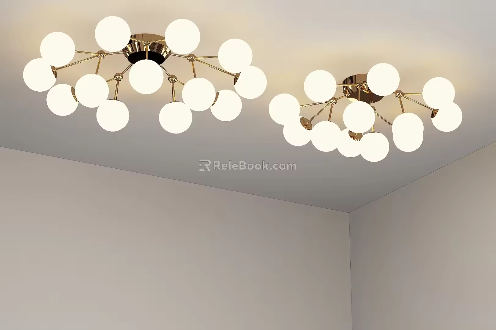 modern ceiling lamp 3d model