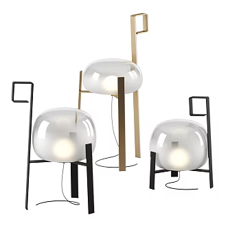 Modern table lamp 3d model