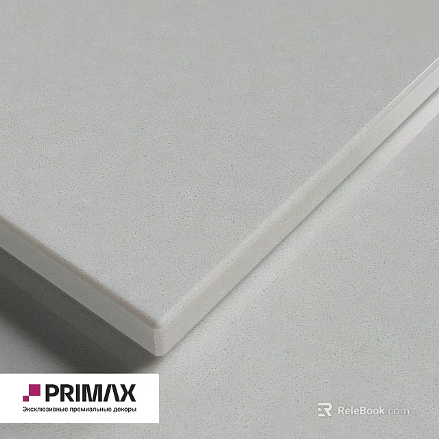 White Smooth Surface Panel Component With Clean Edge For Construction 3d model 
