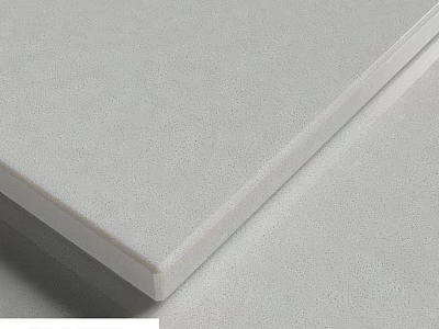 White Smooth Surface Panel Component With Clean Edge For Construction 3d model