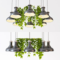 Industrial LOFT chandelier 3d model