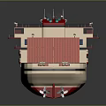 Cargo Ship With Colorful Containers On Deck