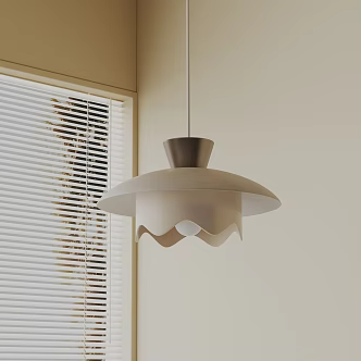 Modern chandelier 3d model