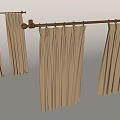 Curtains 3d model