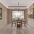 Warm Modern Living And Dining Room With Cozy Sofa And Soft Neutral Color Design
