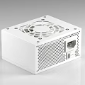 White Computer Power Supply Unit IT-M1050W With Cooling Fan And Multiple Ports