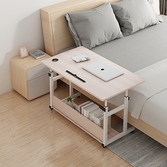 Bedroom Bedside Table Coffee Table 3d model