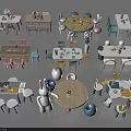 Colorful Wooden Kids Table With Matching Chairs For Play And Learning Activities