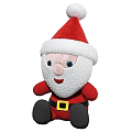 Festive Christmas Stuffed Toys Including Reindeer Gingerbread Man Santa Snowman And Bear With Scarves