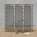 Modern partition screen partition 3d model