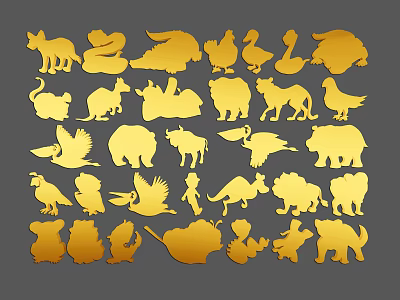 Animal Cartoon Animal Zoo Animal Animal Illustration Cute Animal Flat Animal Park Animal Vector Forest Animal Material Elements 3d model