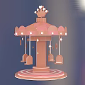 Modern Merry-Chen Carousel 3d model