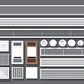 Various Types of Air Conditioner Vents with Modern Designs for Home and Office