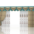 Curtains 3d model