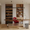 Modern Living Dining Room Interior With Large Windows Roller Blinds City View And Green Plants
