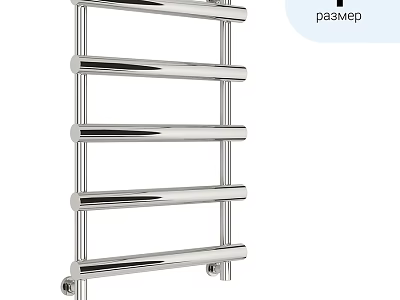 Sleek Modern Bathroom Accessories Stainless Steel Towel Rack With Multiple Bars 3d model