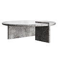 Invisible marble coffee table 3d model