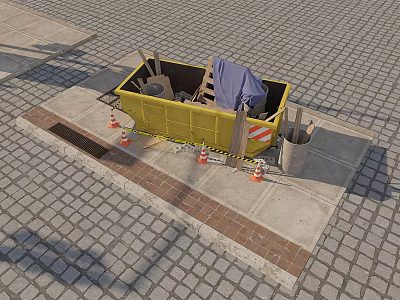 Modern outdoor sketch outdoor facilities 3d model Modern outdoor sketch outdoor facilities 3d model