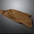 Natural Rustic Wood Slab With Intricate Grain And Textured Surface For Decorative Use
