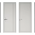 Modern Hinged Door Designs For Home Interior With Sleek Panel And Handle Styles