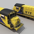 Trains Old Trains Old Trains 3d model